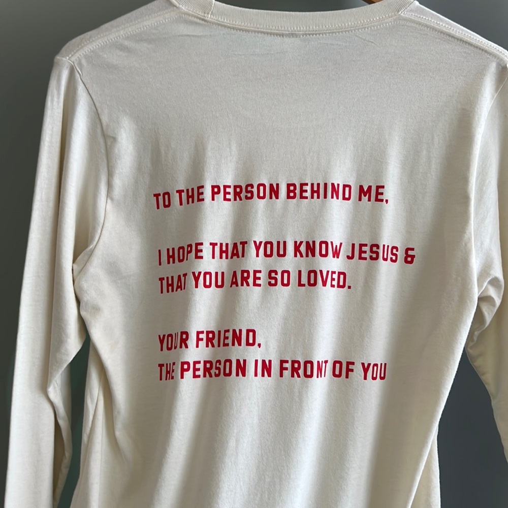 Person behind me